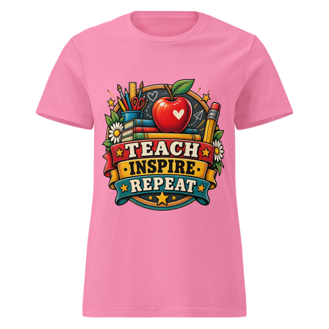 Teach Inspire Repeat Retro Tee