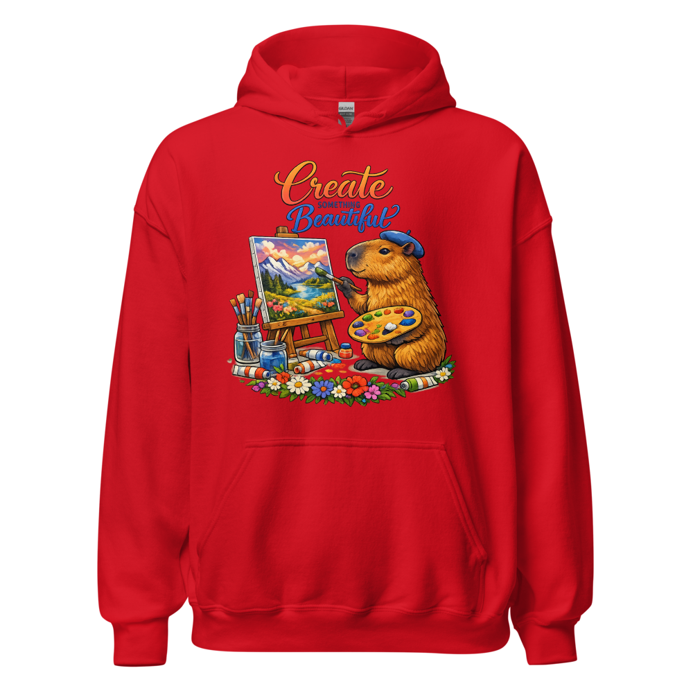Create Something Beautiful – Cute Capybara Artist