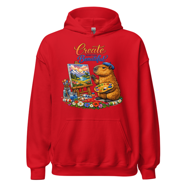 Create Something Beautiful – Cute Capybara Artist