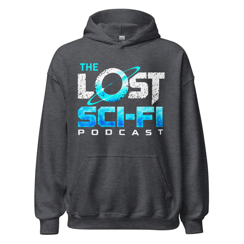 The Lost Sci-Fi Podcast Heather Gray Logo Hoodie