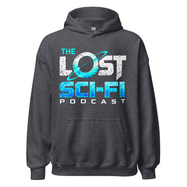 The Lost Sci-Fi Podcast Heather Gray Logo Hoodie