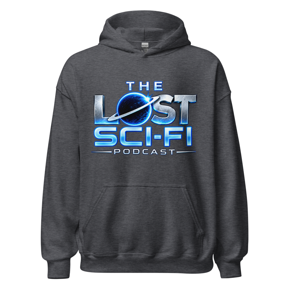 The Lost Sci-Fi Podcast Charcoal Gray Logo Hoodie