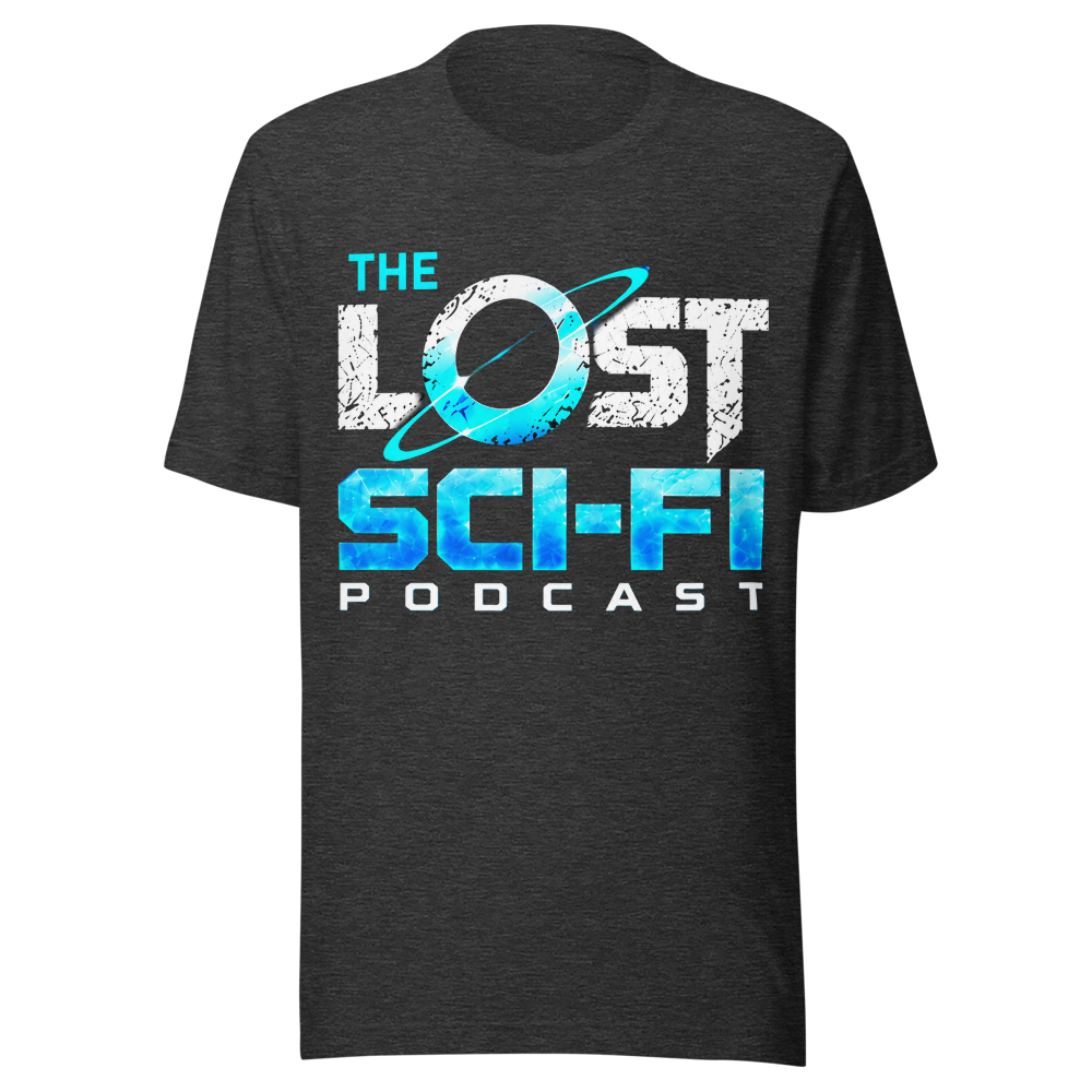 The Lost Sci-Fi Podcast Dark Gray Logo T-Shirt