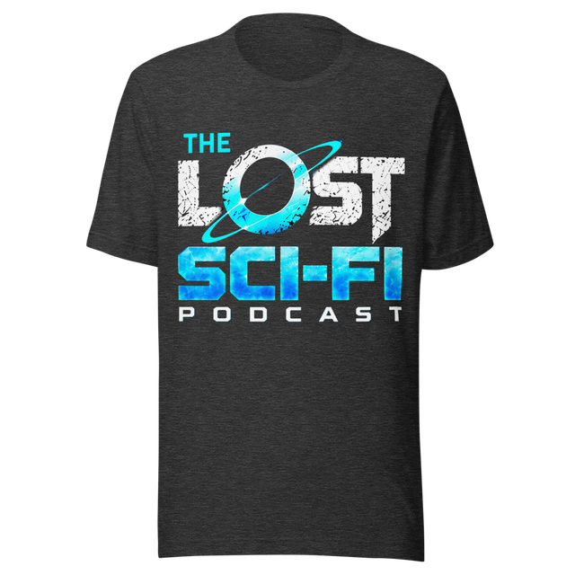 The Lost Sci-Fi Podcast Dark Gray Logo T-Shirt