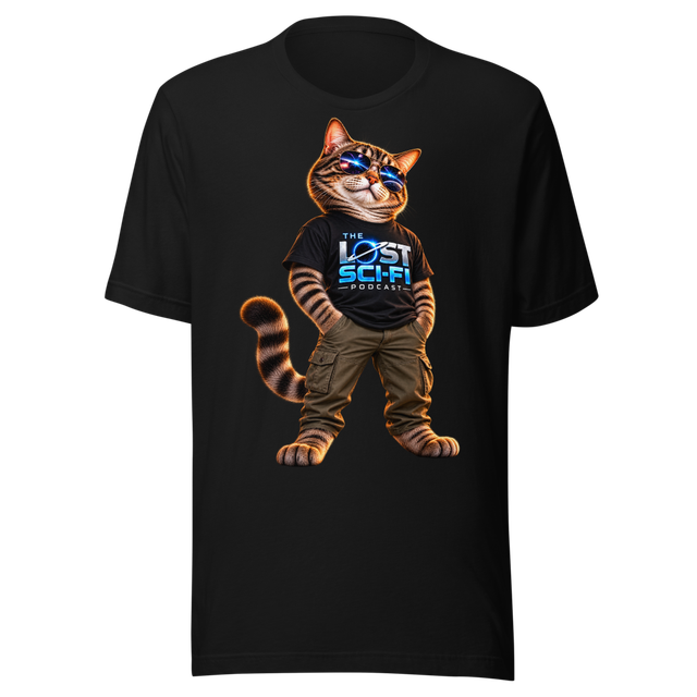 Lost Sci-Fi Cat Logo T-Shirt
