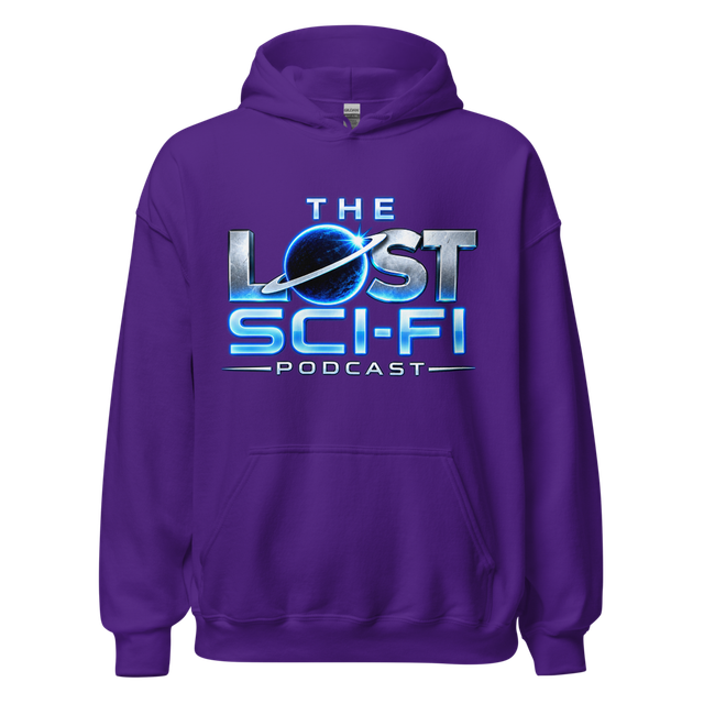The Lost Sci-Fi Podcast Purple Logo Hoodie