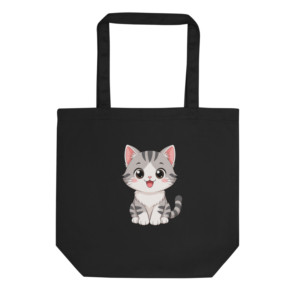 Tote Bag Gray Cat