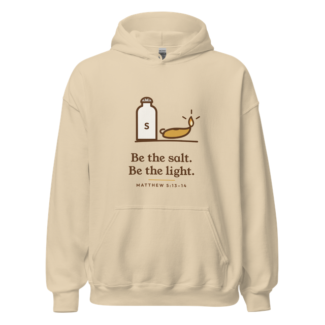 Be the Salt Be the Light Hoodie (Sand)
