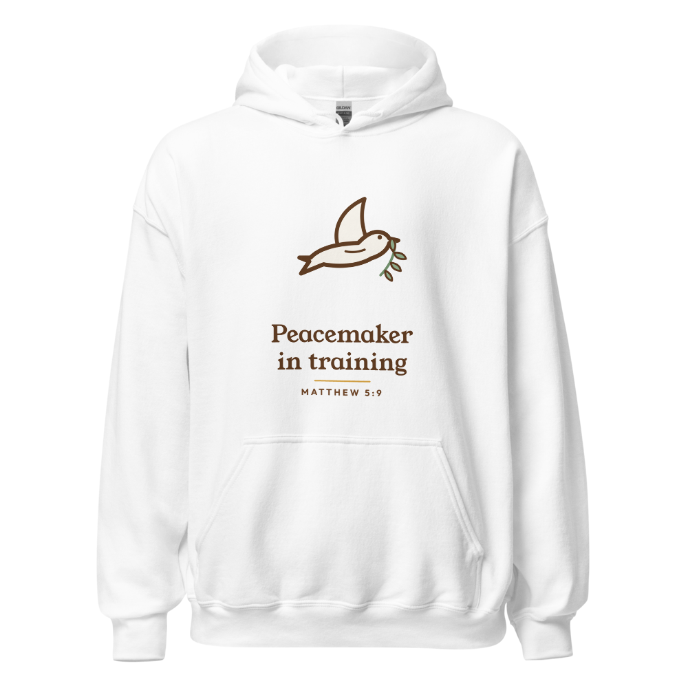 Peacemaker in Training Hoodie (White)