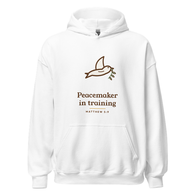 Peacemaker in Training Hoodie (White)