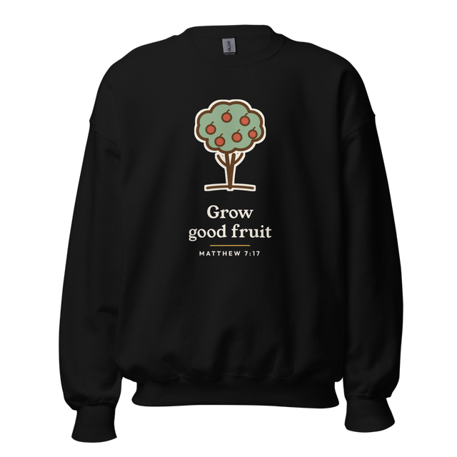 Grow Good Fruit Sweatshirt (Black)