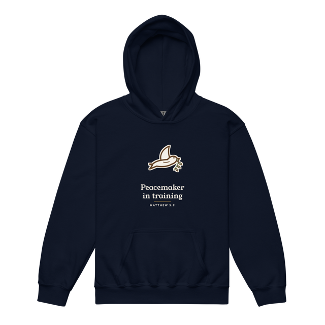 Peacemaker in Training Youth Hoodie (Navy)