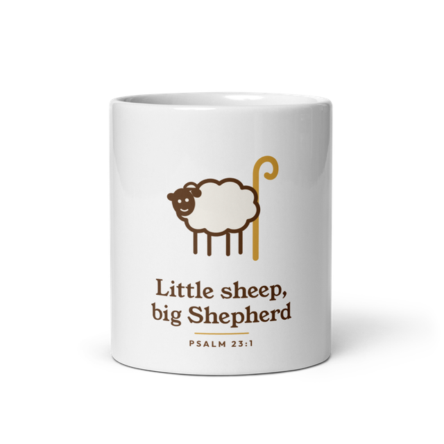 Little Sheep Big Shepherd Mug (White)