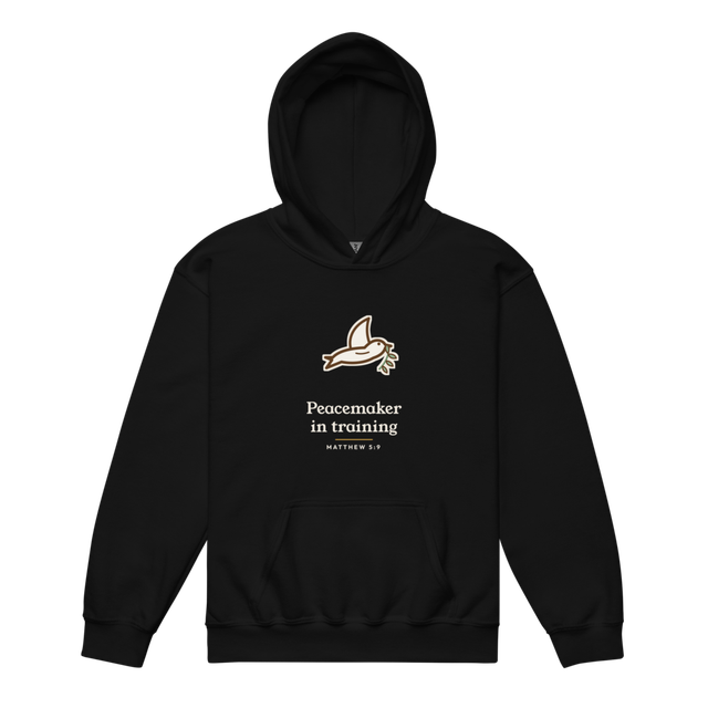 Peacemaker in Training Youth Hoodie (Black)