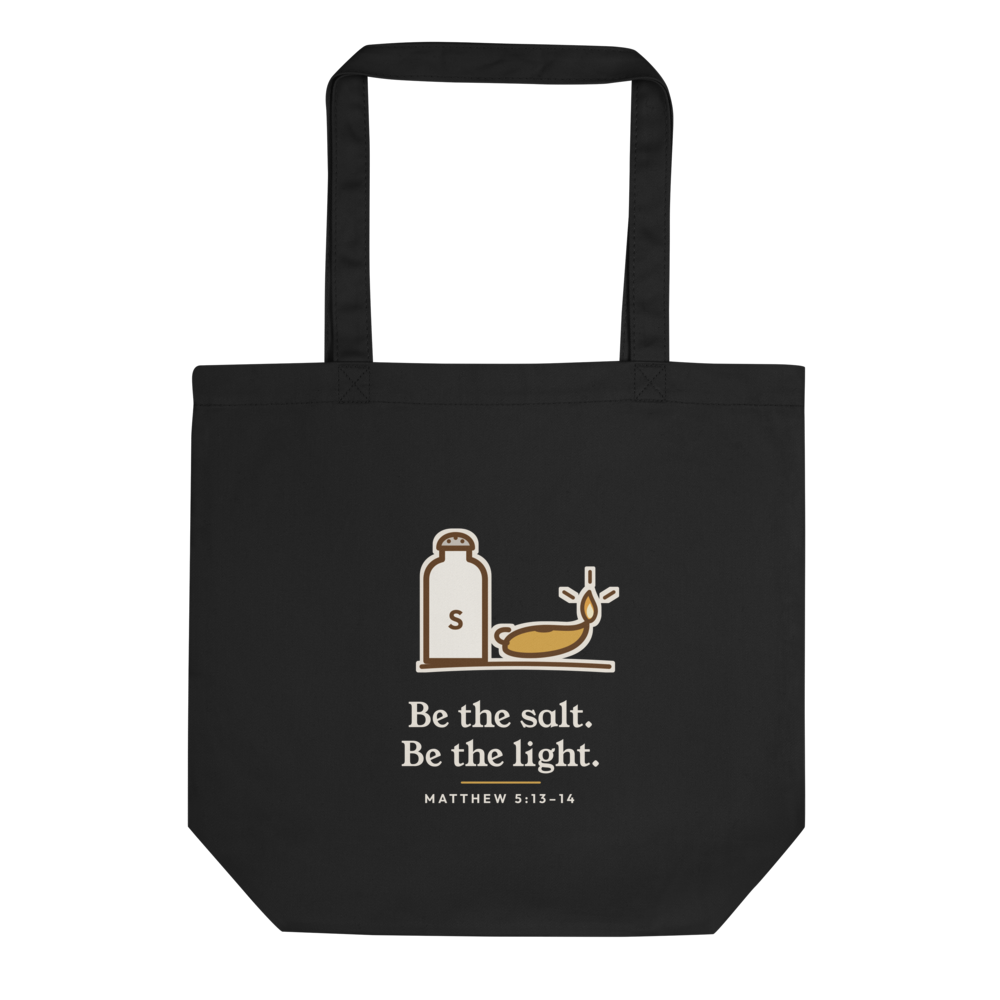 Be the Salt Be the Light Tote (Black)