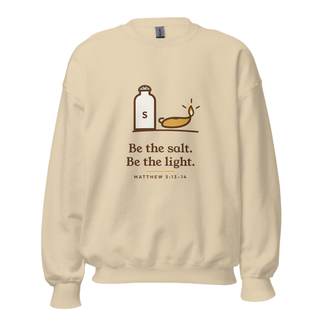 Be the Salt Be the Light Sweatshirt (Sand)