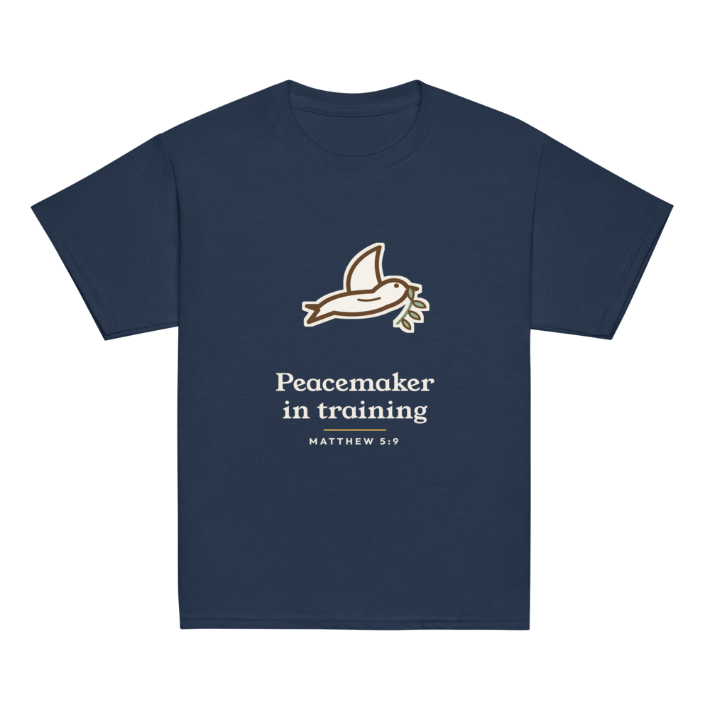 Peacemaker in Training Kids Tee (Navy)