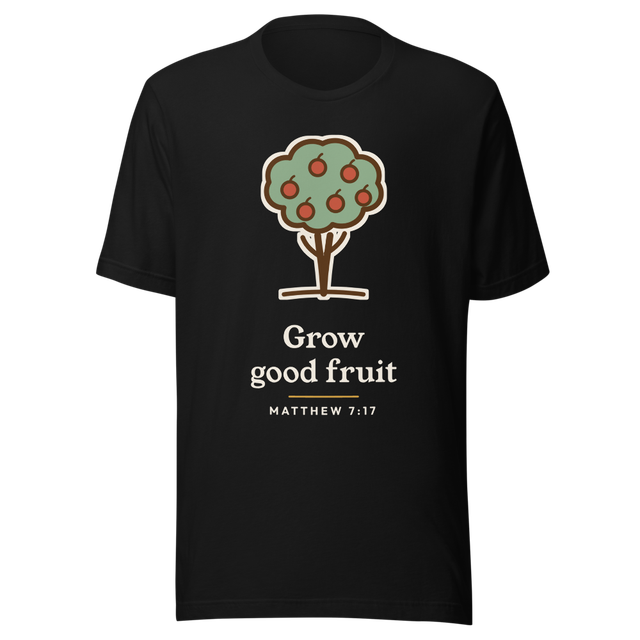 Grow Good Fruit Tee (Black)