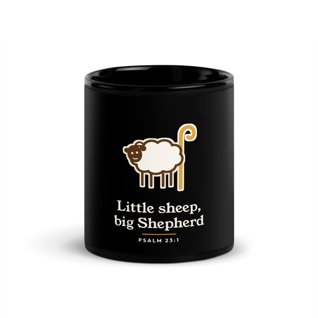 Little Sheep Big Shepherd Mug (Black)