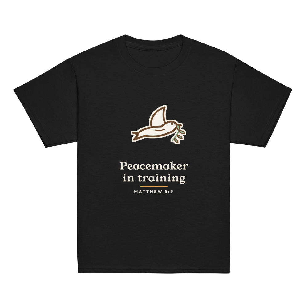 Peacemaker in Training Kids Tee (Black)