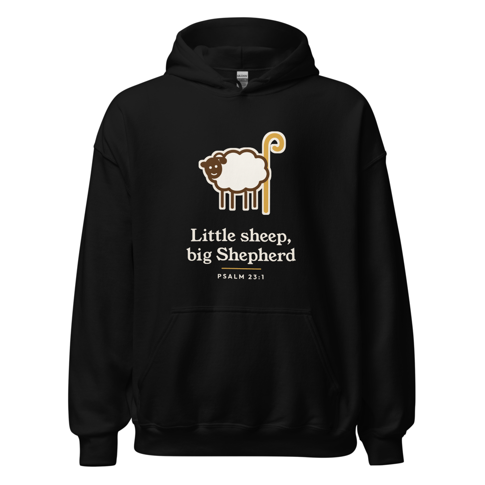 Little Sheep Big Shepherd Hoodie (Black)
