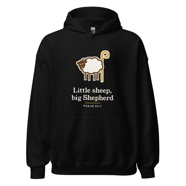Little Sheep Big Shepherd Hoodie (Black)