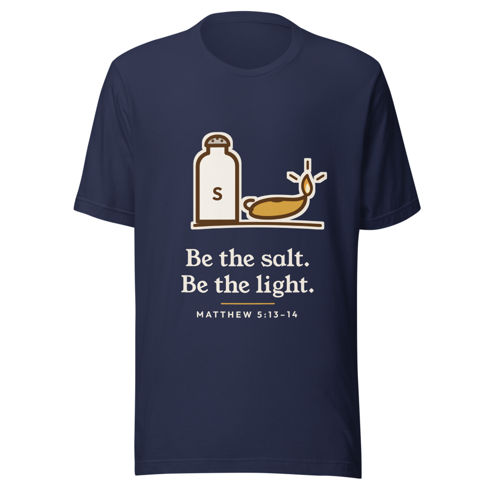 Be the Salt Be the Light Tee (Navy)
