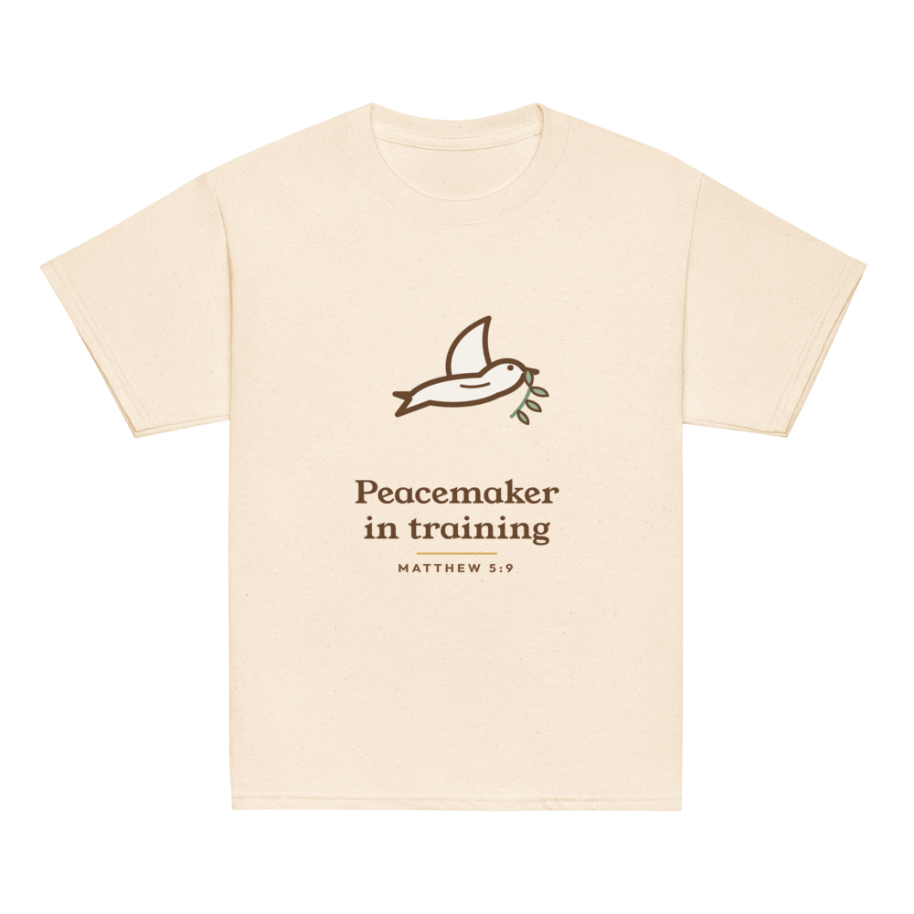 Peacemaker in Training Kids Tee (Cream)