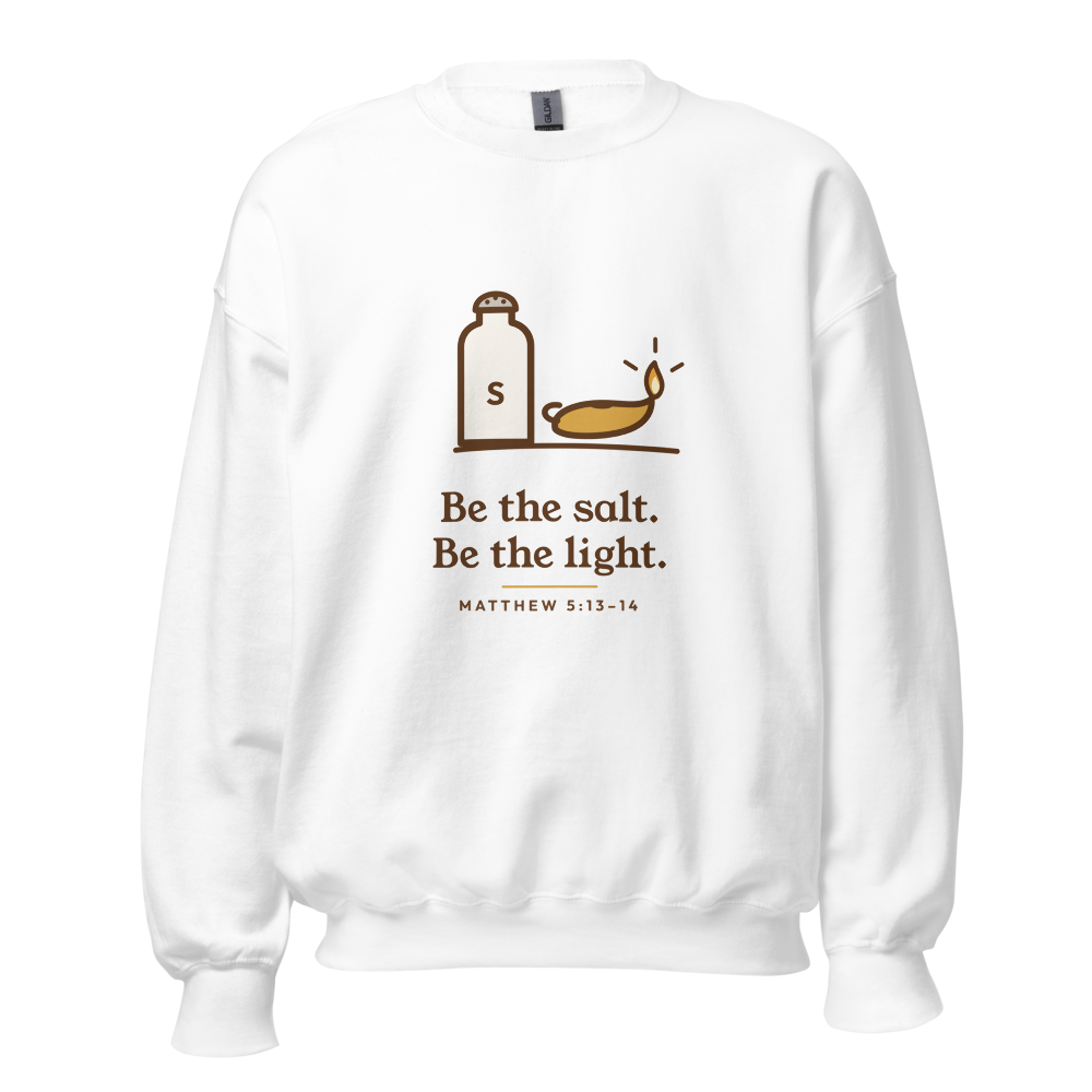 Be the Salt Be the Light Sweatshirt (White)