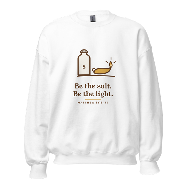 Be the Salt Be the Light Sweatshirt (White)