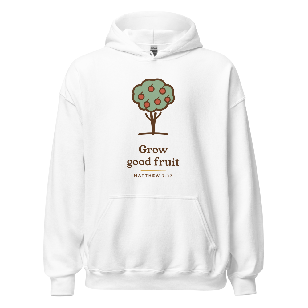 Grow Good Fruit Hoodie (White)