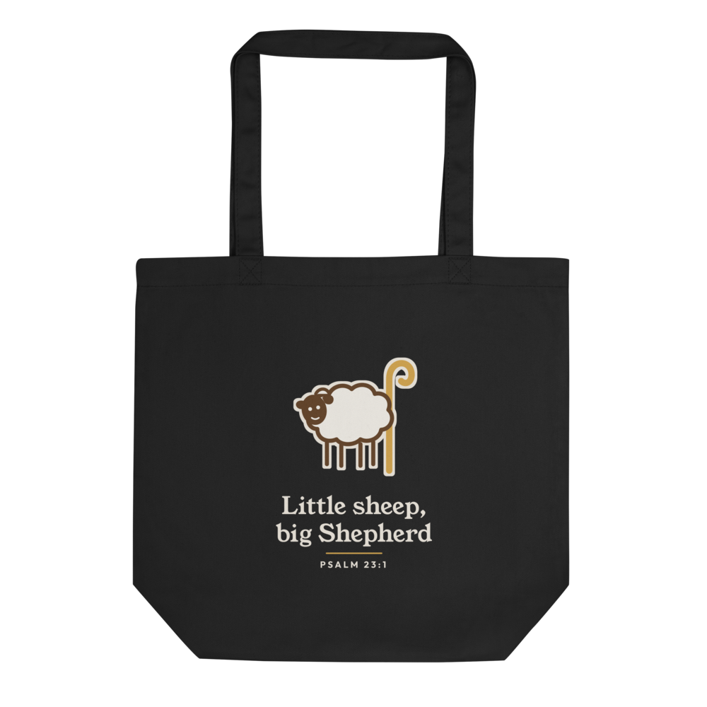 Little Sheep Big Shepherd Tote (Black)