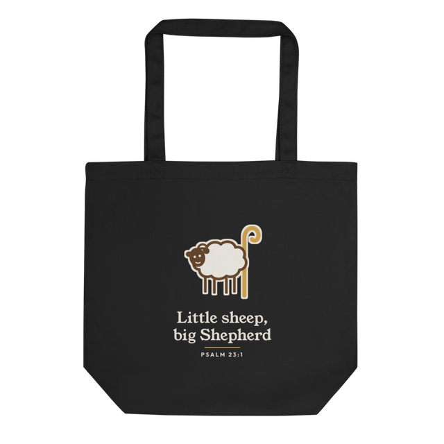 Little Sheep Big Shepherd Tote (Black)