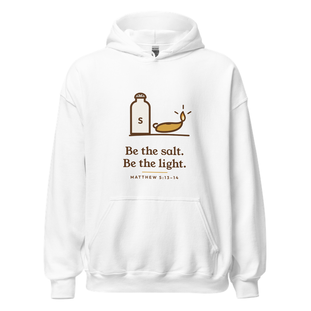 Be the Salt Be the Light Hoodie (White)