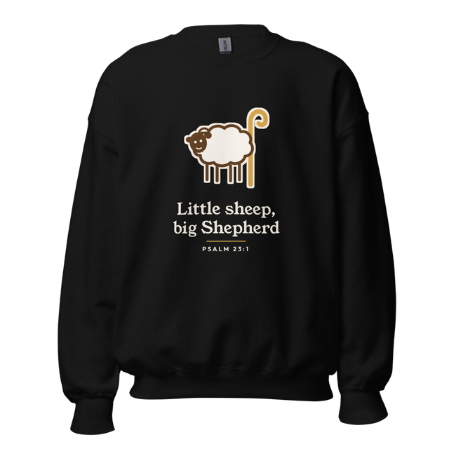 Little Sheep Big Shepherd Sweatshirt (Black)
