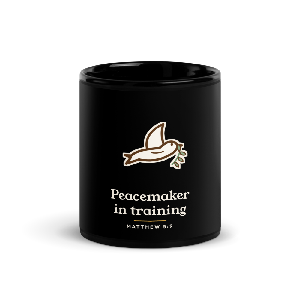 Peacemaker in Training Mug (Black)