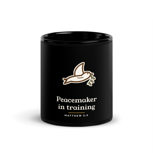 Peacemaker in Training Mug (Black)