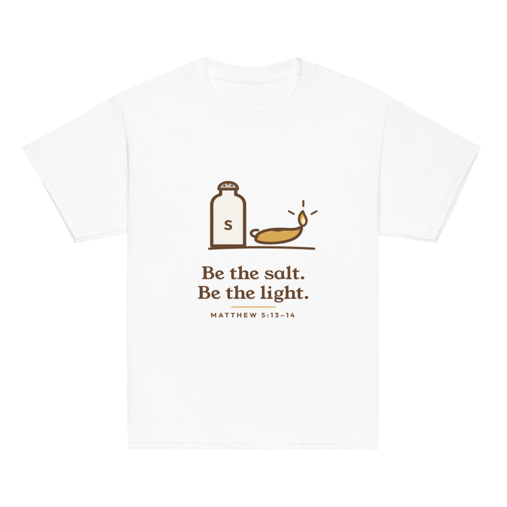 Be the Salt Be the Light Kids Tee (White)