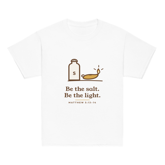Be the Salt Be the Light Kids Tee (White)