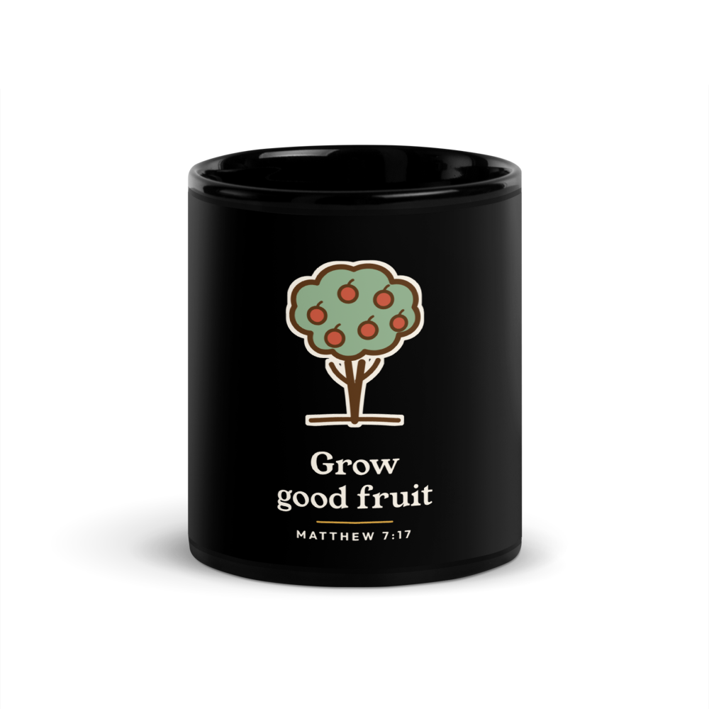 Grow Good Fruit Mug (Black)
