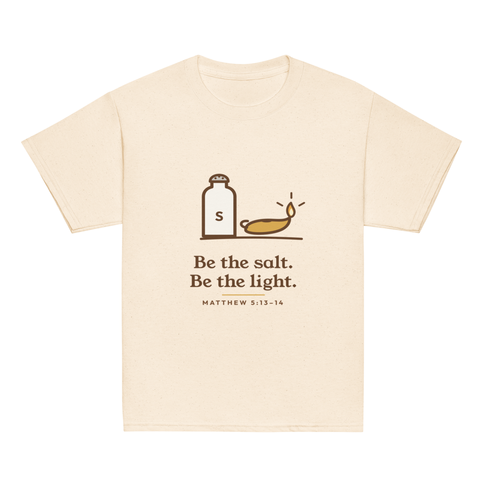 Be the Salt Be the Light Kids Tee (Cream)
