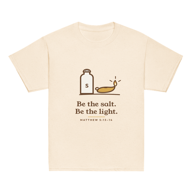 Be the Salt Be the Light Kids Tee (Cream)