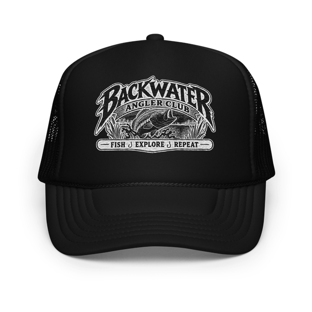 Backwater Angler Club Foam Trucker Hat