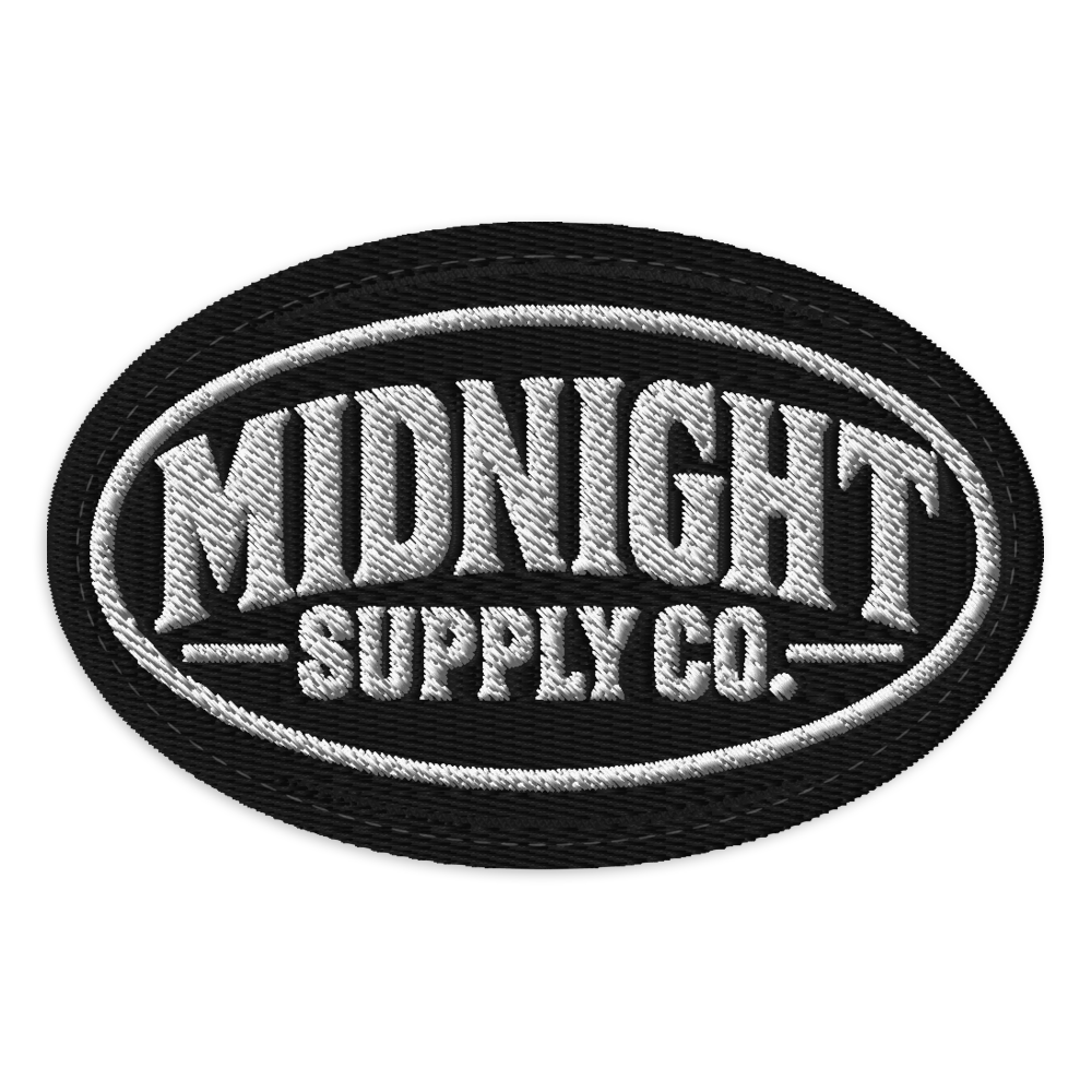 Midnight Supply Co. Oval Patch