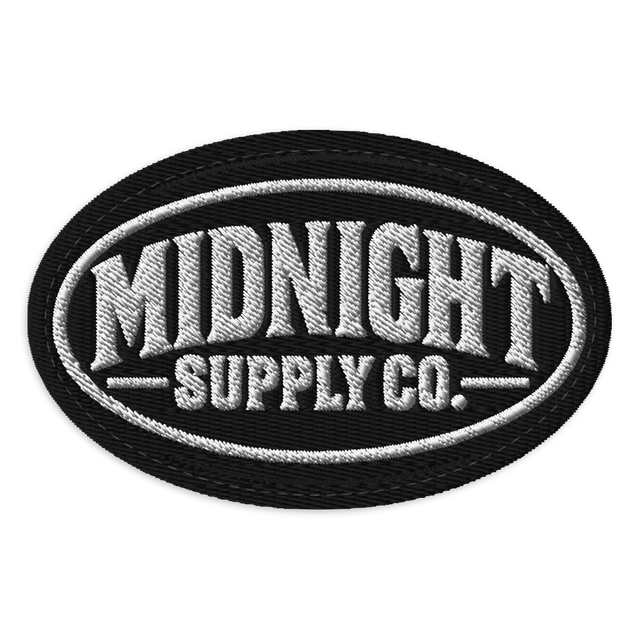 Midnight Supply Co. Oval Patch