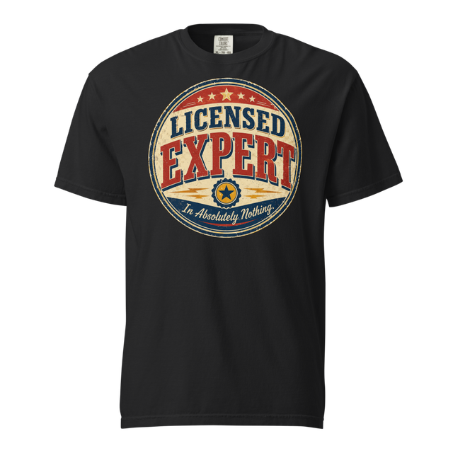 LICENSED EXPERT — IN ABSOLUTELY NOTHING
