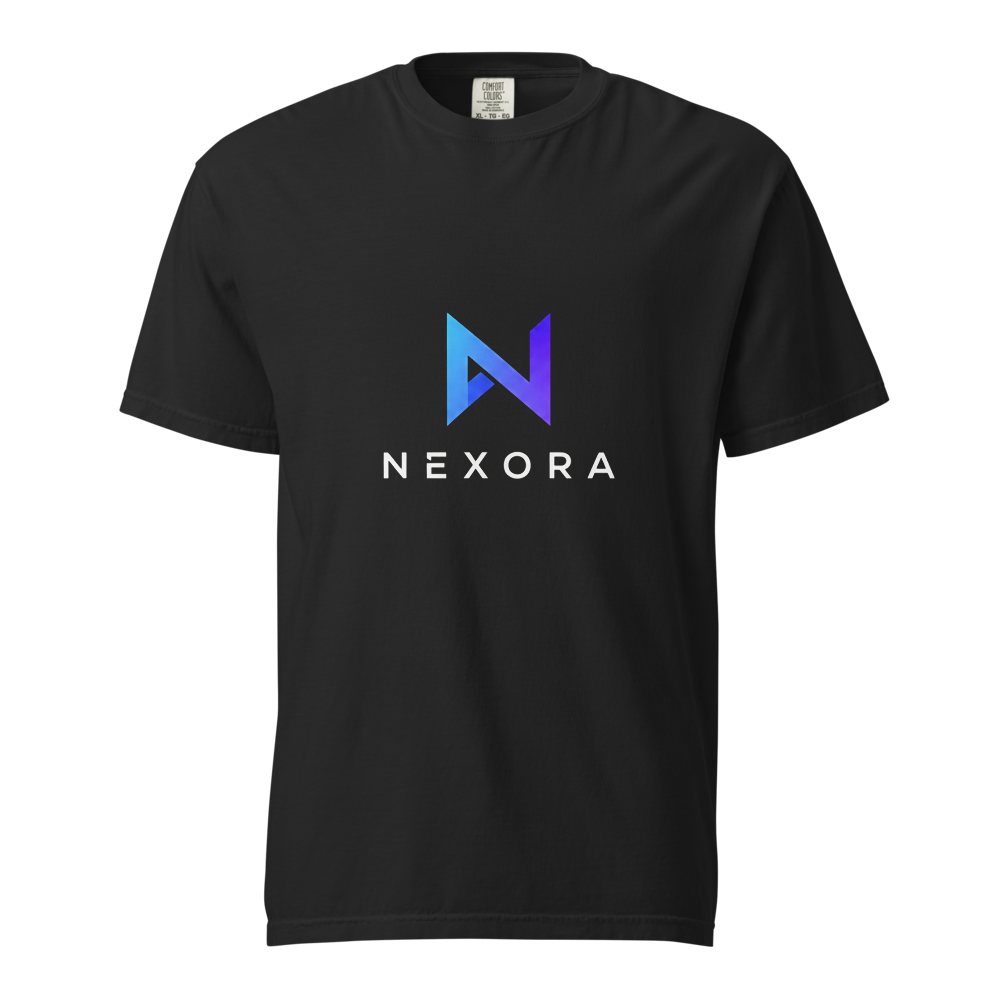 Nexora Classic Logo Black T-Shirt