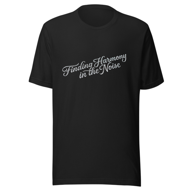 Finding Harmony In The Noise - Aesthetic Music Tee