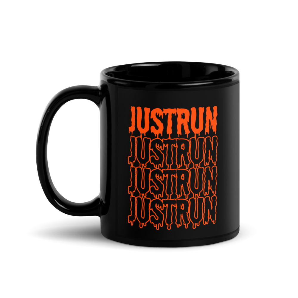 Black Glossy Mug justrun