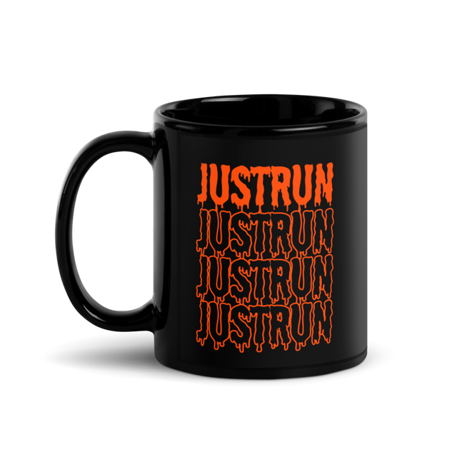 Black Glossy Mug justrun